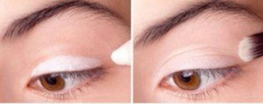 Фото 1. Светлые тени - залог удачного естественного дневного макияжа для карих глаз