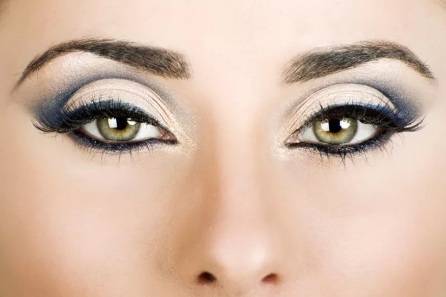 Фото макияжа для каре-зеленых глаз